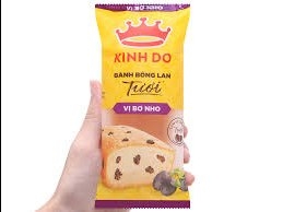 Bánh bông lan tươi vị bơ nho Kinh Đô 38g