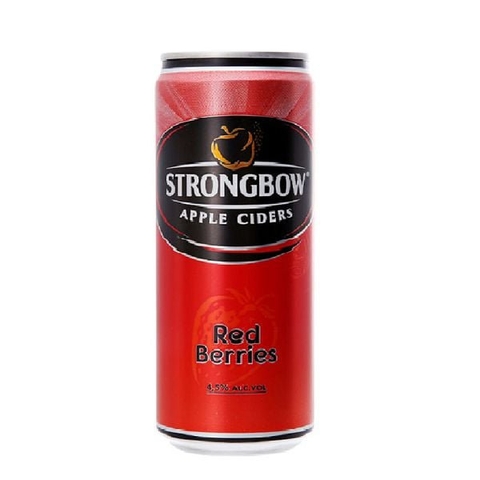 STRONGBOW dâu đỏ lon 330ml