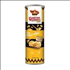 Snack khoai tây chiên mật ong phô mai MISTER Malaysia ống 100g
