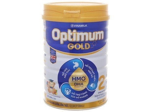 Sữa bột Optimum gold 2 Vinamilk hộp thiếc 800g