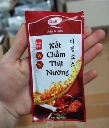 Xốt chấm thịt nướng vị me Deli gói 70g