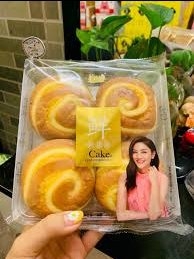 Khay 4 bánh tươi ốc sên Cake LaoBeiJing 168gram