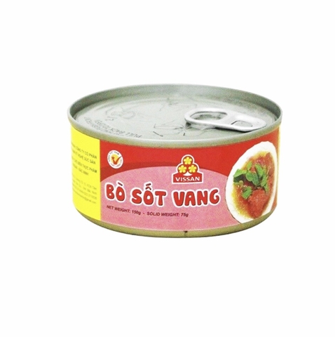 Bò sốt vang Vissan hộp 150g