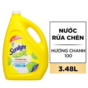 Nước rửa bát Sunlight chanh 100 can 3,6kg