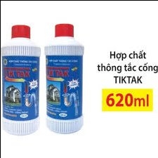 Nước thông tắc cống Tiktak chai 620ml