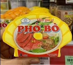 Viên gia vị phở bò Phadafood vỉ 4v 75g