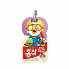 Nước uống hồng sâm Pororo hàn quốc vị nho 100ml