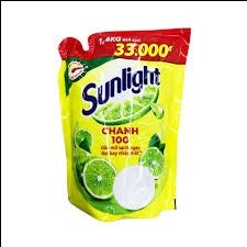 Nước rửa bát Sunlight chanh túi 1,4Kg