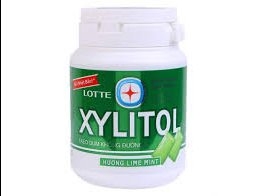 kẹo cao su xylitol xanh lọ nhỏ