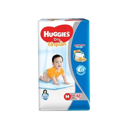 Tã quần huggies size M 42 miếng