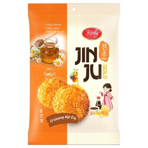 Bánh gạo JinJu vị Ganjang mật ong 100g