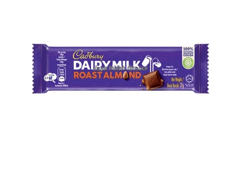 Socola Cadbury Dairy Milk Hạnh Nhân 37g