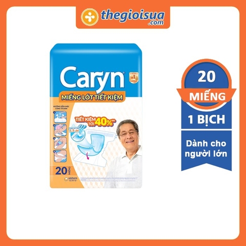 Miếng lót Caryn tiết kiệm bịch 20 miếng