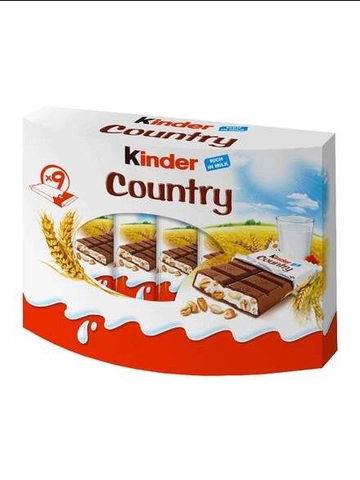 Hộp socola Kinder Country 23,5g (9 thanh)