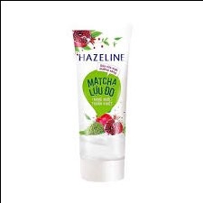 Sữa rửa mặt Hazeline Matcha lựu đỏ tuýp 50ml