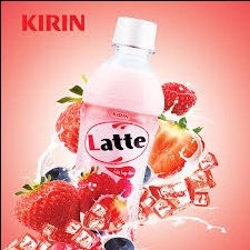 Nước Latte dâu sữa Kirin 440ml