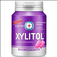 kẹo cao su xylitol tím lọ nhỏ
