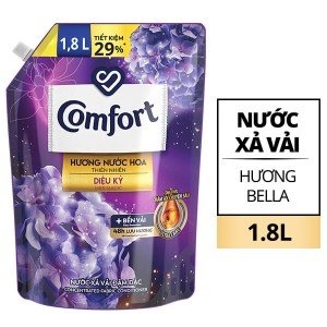 Nước xả vải Comfort hương hoa diệu kỳ túi 1,8L