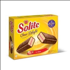 Bánh Solite choco delight kem dâu 280g