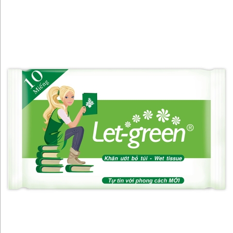 Túi giấy ướt du lịch Let-Green túi 10m