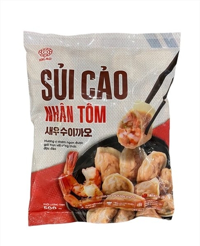 Sủi cảo nhân tôm HACAO 500g