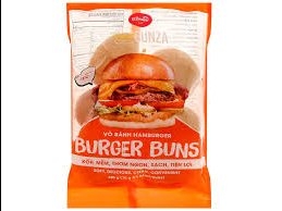 Vỏ Bánh Hamburger Bunza O'Smiles 420g/túi/6 bánh