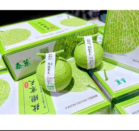 Thạch dưa lưới Đài Loan nguyên quả 196gram