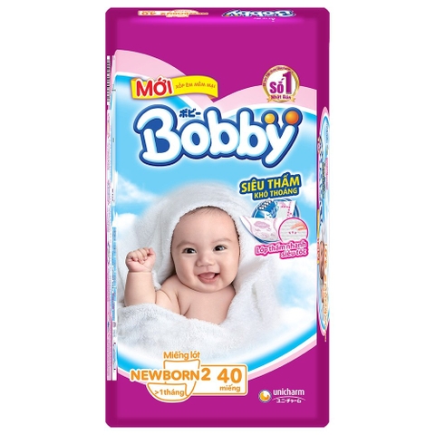 Miếng lót Bobby NB2 40 miếng