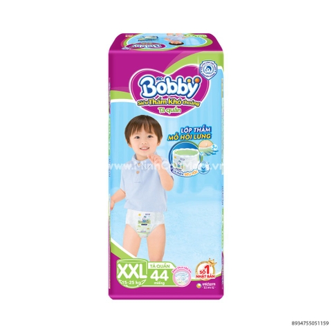 Tã quần Bobby size XXL (44 miếng)