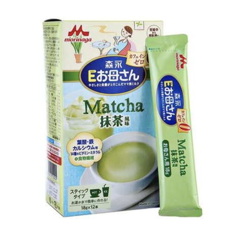 Sữa bầu Morinaga Matcha 18gx12