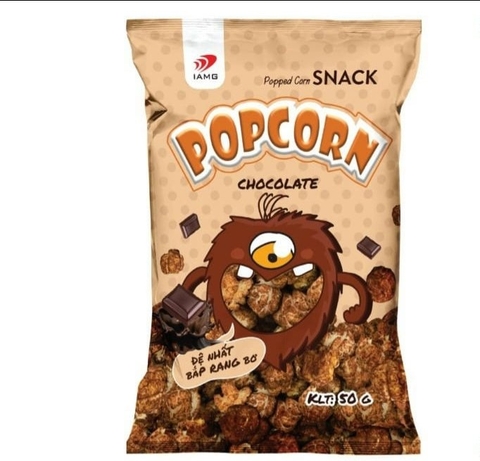 Bỏng ngô Popcorn IAMG vị : chocolate gói 50gram