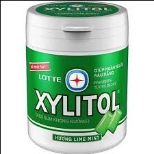 kẹo cao su xylitol xanh lọ to