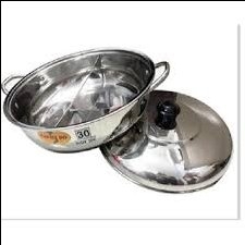 Nồi inox dẹt nấu lẩu Thanh Chi 30cm