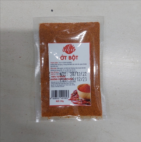 Gói ớt bột Ichii 10g