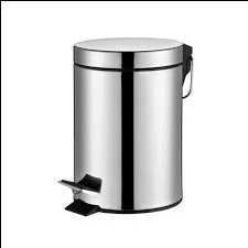 Thùng rác inox đạp chân vinamop 12L