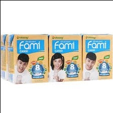Sữa đậu nành Fami Canxi hộp 200ml