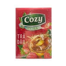 Trà dâu hoà tan Cozy hộp 18 gói 270gram