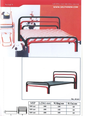Giường Sắt Trường Thành T08V