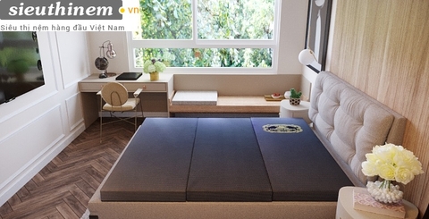 Eufiber Comfort - Nệm Bông Ép Kim Cương Công Nghệ Nano