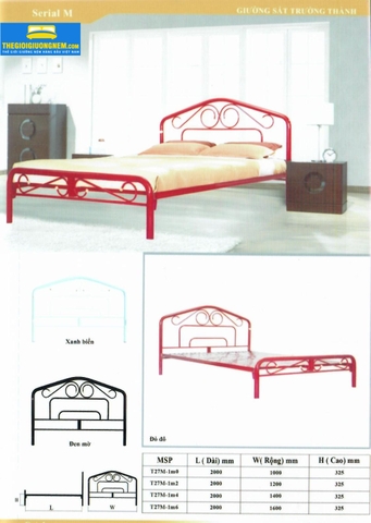 Giường Sắt Trường Thành GSTT127 - T27M