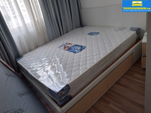 Nệm Lò Xo HVH - Topaz 2 Viền, Vải Cotton