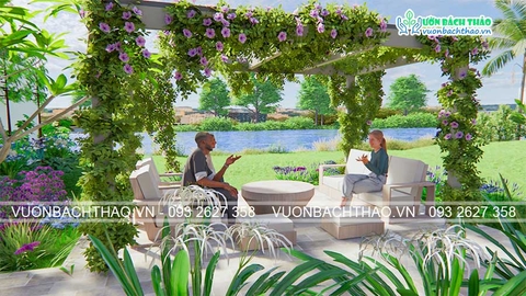 Thiết kế thi công sân vườn biệt thự tại Tp.HCM