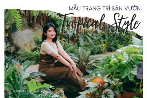 35+ Mẫu Trang Trí Sân Vườn Phong Cách Tropical