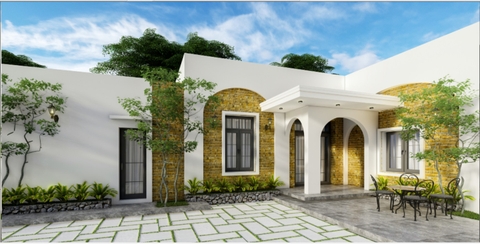 Ứng Dụng Các Chất Liệu Ở Việt Nam Tạo Nên Sân Vườn Phong Cách Địa Trung Hải Độc Đáo