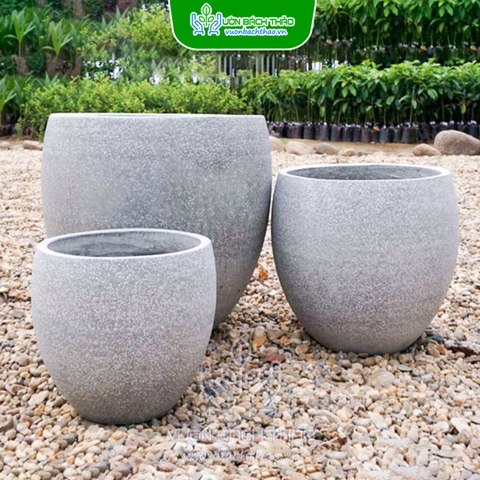 Chậu Đá Mài Hình Trứng