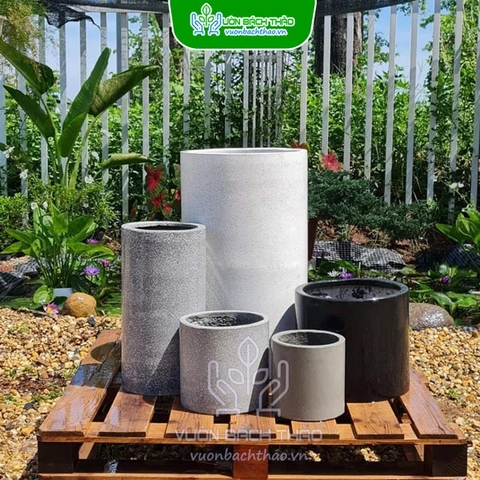 Chậu Đá Mài Ống Trụ