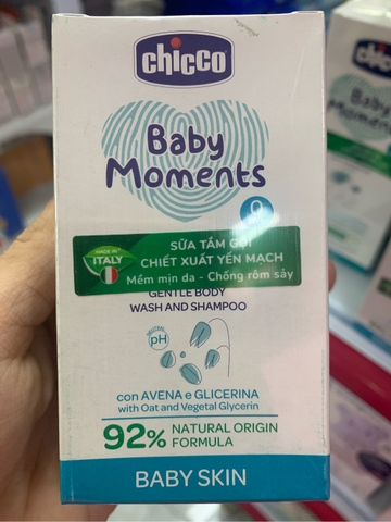 Sữa tắm gội Chicco yến mạch 50ml