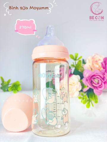 Bình sữa Moyuum hoạ tiết baby 270ml