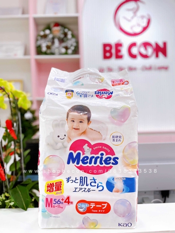 Tã dán Merries Size M