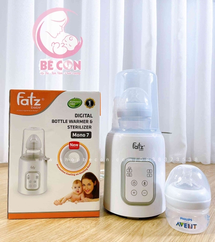 Máy hâm sữa & tiệt trùng điện tử Mono 7